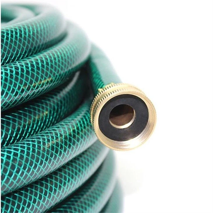 green pvc tree outside hose-4