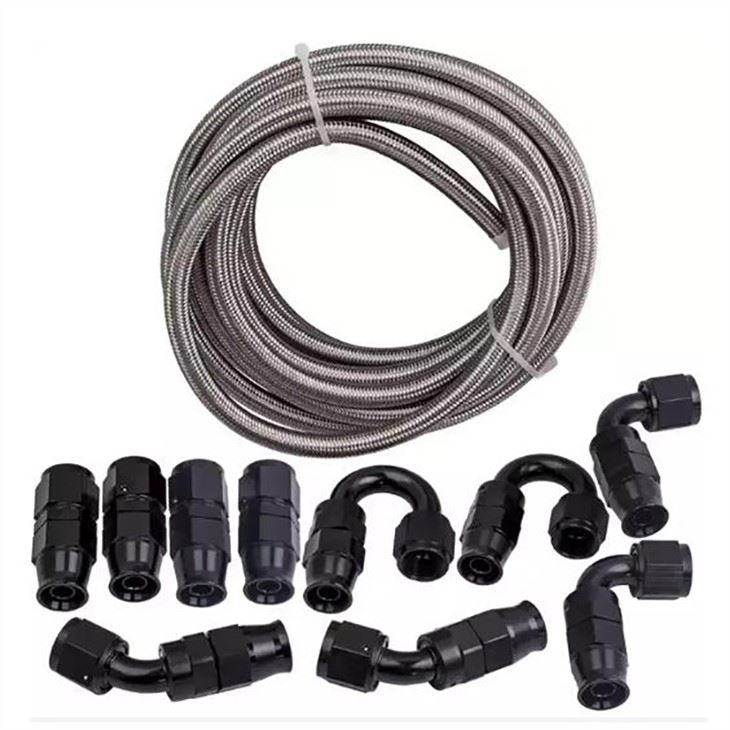 Hose Tanwydd Plethedig Ptfe