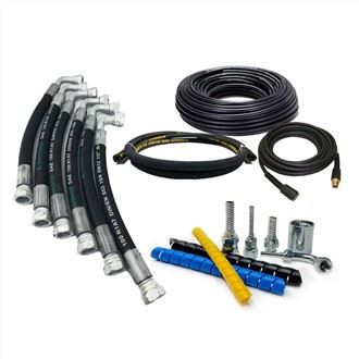 Pibell hydrolig o bwysedd uchel hyblyg