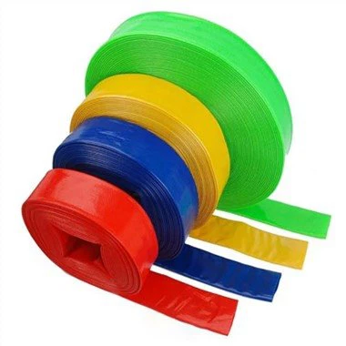Pibell Fflat Lleyg Melyn PVC
