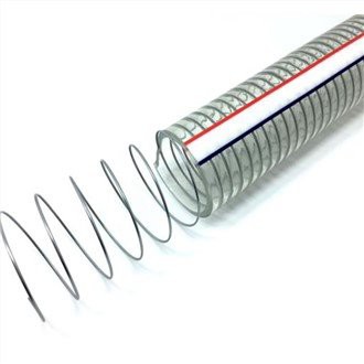 Pibell hyblyg pvc wedi'i atgyfnerthu â dur